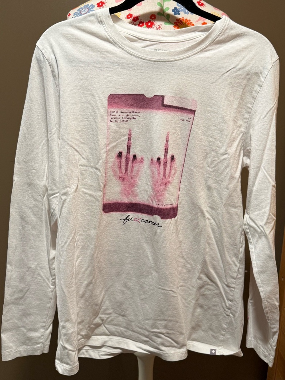 FIGS Women's F Cancer X Ray Long -Sleeve
